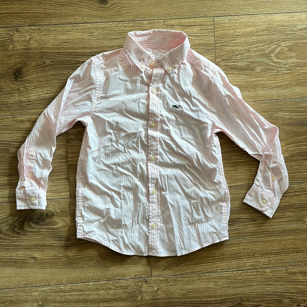Vineyard Vines boys button up size 5